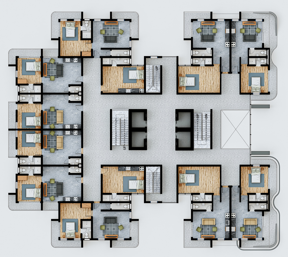 Second to Third Floor Plan
